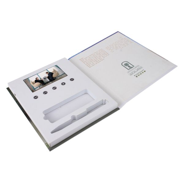 High Definition LCD Video Greeting Card CE And RosH Certificated