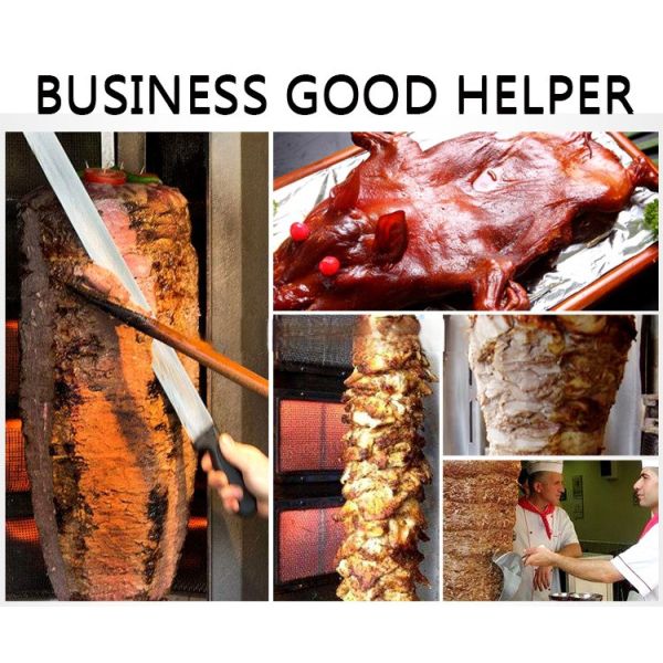 Assistance technique vidéo après le service commercial de poulet à gaz machine à kebab Shawarma