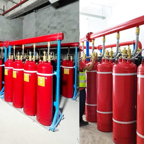 IG541 Inert Gas Fire Suppression System for Financial Archives