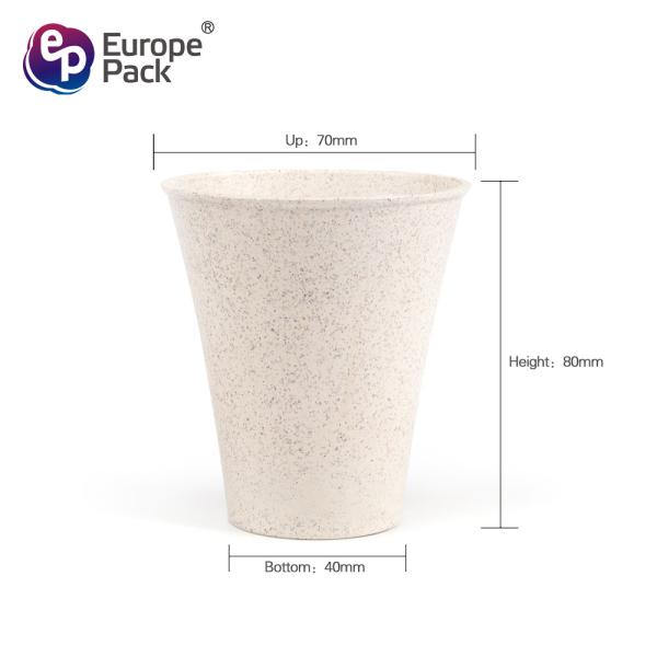 Wholesale microwave oven available plastic raw material 150ml glitter plastic cups