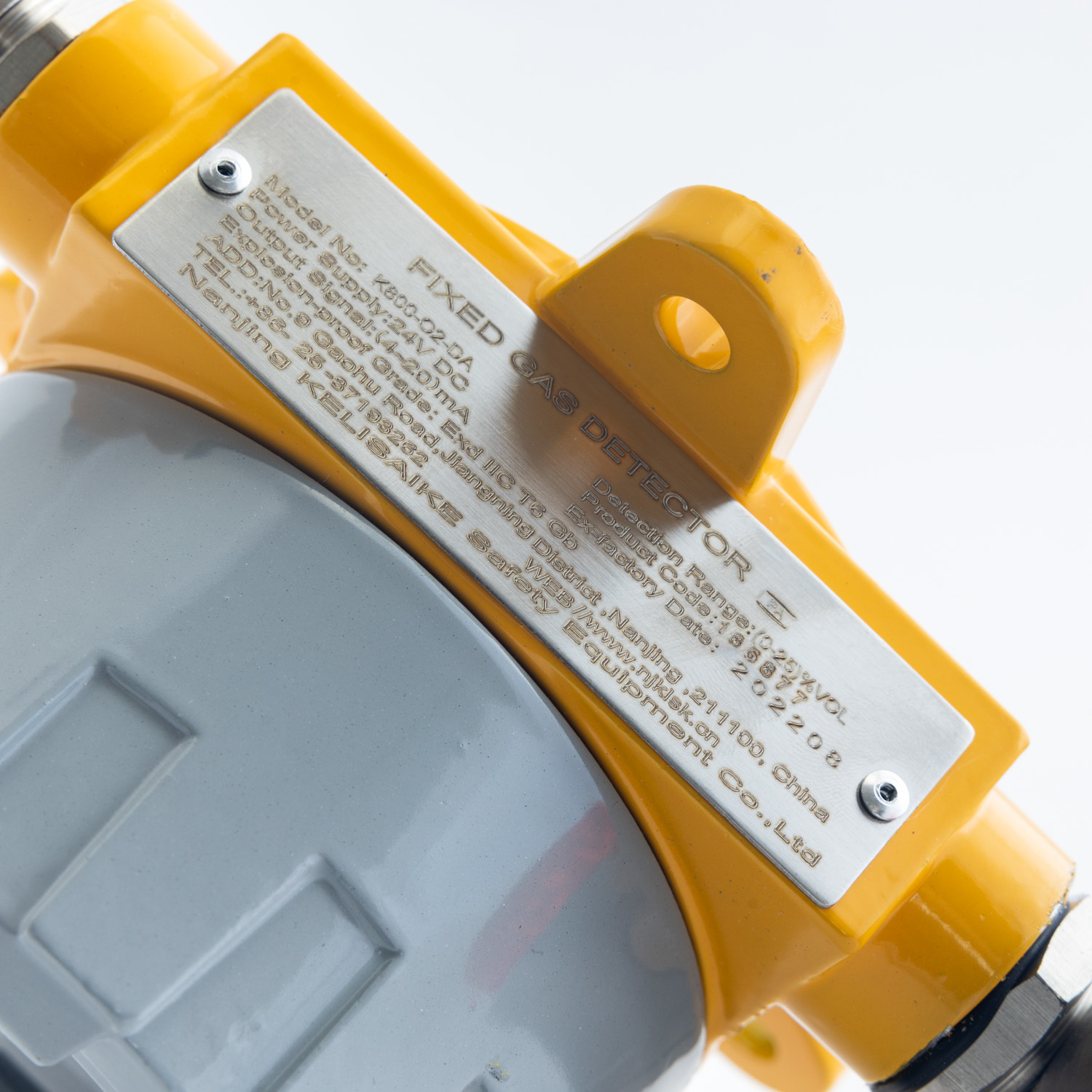 K800 Gas Leakage Detector Industrial Fixed Type O2 Gas Monitoring Transmitter