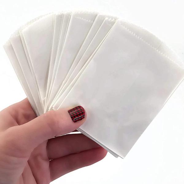 Eco Friendly Grease Resistant Glassine Paper Bags For Household Products