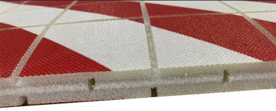 15mm Prefabricated Drainage Shock Absorbing Mats For Artificial Grass Sports Field