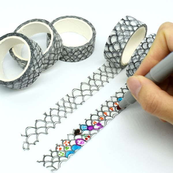 Подарок пакуя творческую Writable маскируя ленту Washi