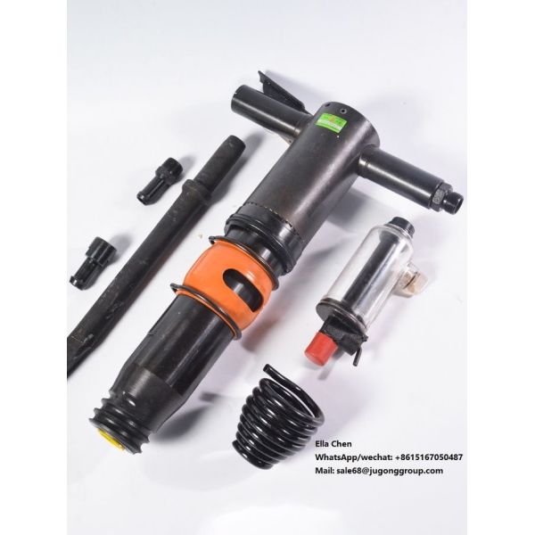 Hand Held Pneumatic Air Pick Jack Hammer , Pneumatic Rock Drill