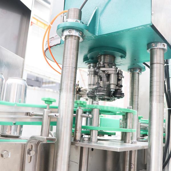 1000CPH Beverage Cans Filling Machine Aluminum Esay Open End Automatic Can Filling Machine