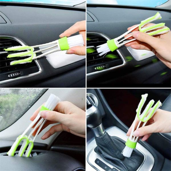 ODM Boars Hair Brush Car Detailing Kit For Air Vent Tire