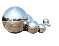 Le miroir en acier d'épaisseur des sphères 0.6mm en métal inoxydable creux de bille d'acier a poli la sphère en acier 200mm -800mm