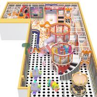 Orange Indoor Commercial Playground Equipment Fantasy Theme Soft Play Playground Equipment