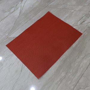 0.8mm Double Side Silicone Coated Fiberglass Fabric For Oil And Gas Heat Protection