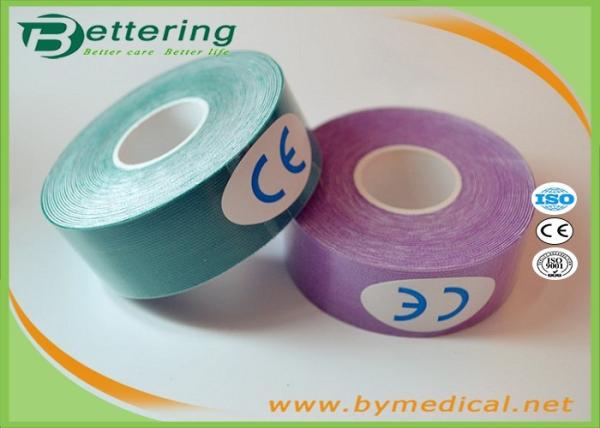 2.5cm Sports Physiotherapy Tape Kinesio Tape Kinesiology cotton elastic sports muscle tape with Various colours