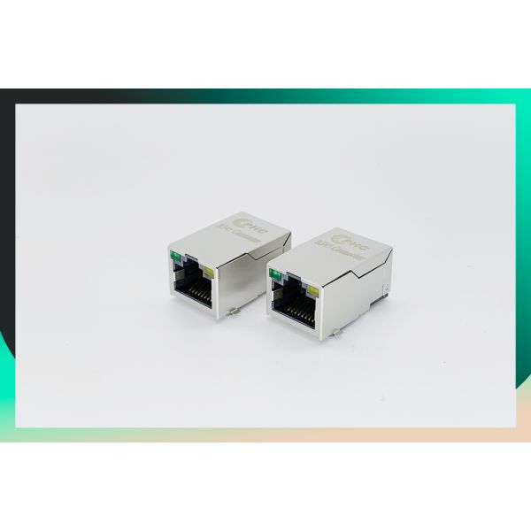 10/100 оснований - плата Джека локальных сетей штепсельной вилки 100М СМТ ТС модульная ВВЕРХ ПО 12 - Пин с соединителем и трансформатором СИД РДЖ45