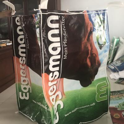 BOPP Ton Jumbo Woven Bulk Print Bag 1000kg For Sand Silica Stone