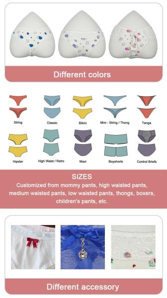 2024 New Arrival Women Panties Thongs Cotton Thongs L XL XXL Underwear for Women