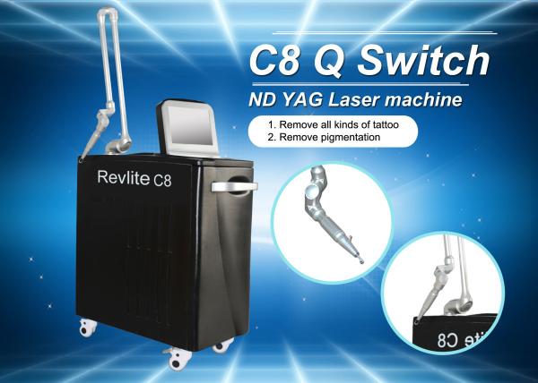 532nm Freckle Removal Q Switched Nd Yag Laser Machine / Skin Rejuvenation Machine