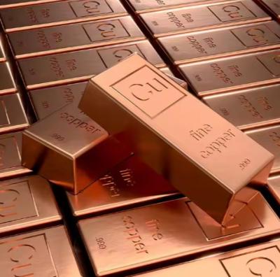 800-2500mm Red Copper Alloy Ingot Satisfactory With Smooth Surface Brass 99.99%