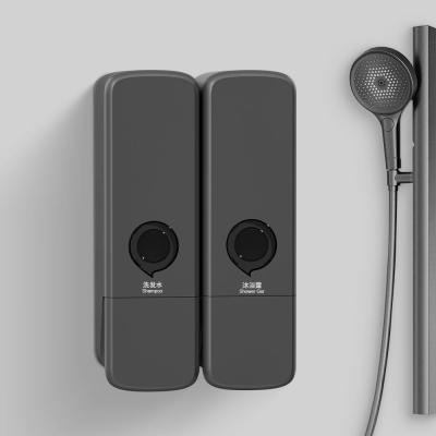 Multi Function Manual Plastic Soap Dispenser Wall Mounted 300ml Capacity Eco Friendly