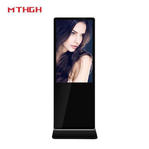 43 Inch Floor Standing Digital Signage with 1920x1080 Resolution and 8GB/16GB Storage