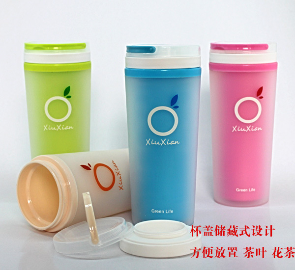 PP handy cup,plastic cup, two lawers cup, handy rope cup,gift cup