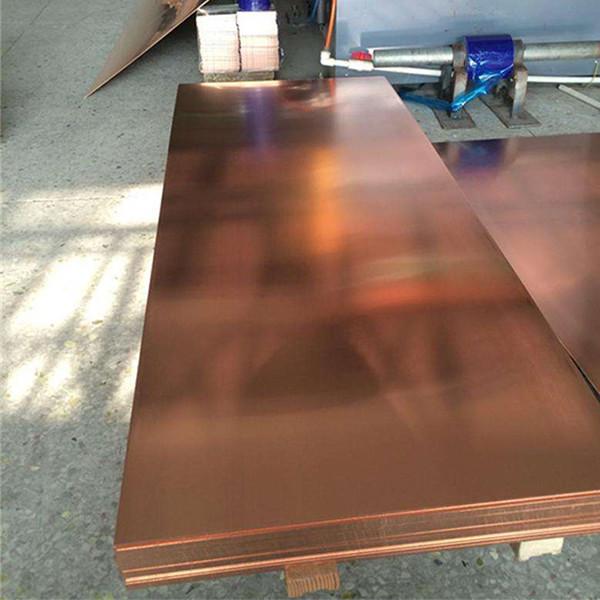 99.99% Copper Plate Sheet Copper Roof 5mm 3mm