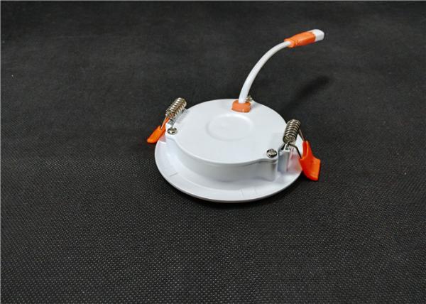 White Finish Round Panel 8000K 6W Recessed LED Ceiling Light