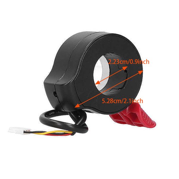 130X Red Scooter Throttle Accelerator 24V 36V 48V Scooter Throttle Control