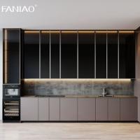 Diseños modernos Muebles de cocina de PVC Gabinete de cocina modular