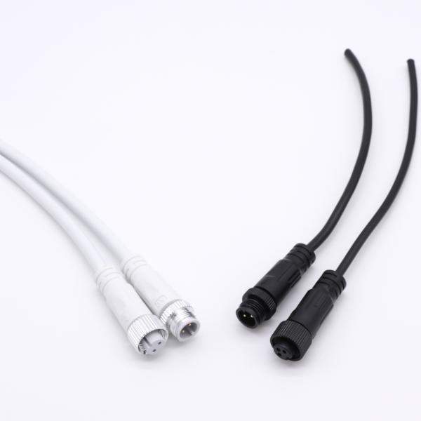 Industrial 8 Pin Screw Connector ,  M12 Outdoor Waterproof Wire Connectors