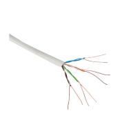Cinza desencapado Unshielded do twisted pair 305m do cobre CAT5e Lan Cable 24awg UTP 4P