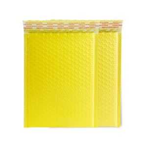 140 гр. Желтые полимейлеры Полимейлеры с пузырьками 10х13 с прозрачностью