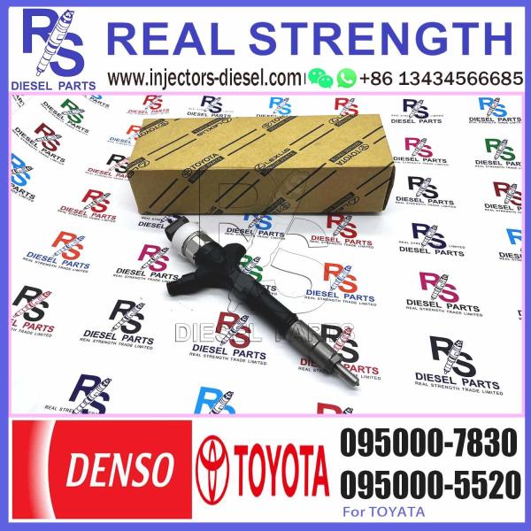 Injetor de combustível diesel de trens comuns 23670-30330 2367030330 0950007830 095000-7830 Para DENSO TOYOTA 1KD-FTV D4D TURBO