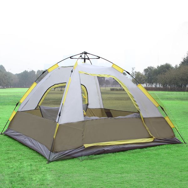 3-4 Person Water Resistant Camping Tent With Carry Bag for Backpacking 3 Season Ideal Shelter for Family Camping(HT6003)