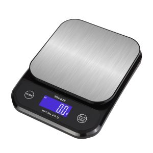 5 kg Balance de cuisine numérique USB Rechargeable LED LCD Balance alimentaire ABS OEM Modèle personnalisable WH-B28-1G Unités de précision G-G Unités