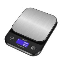5kg Digital Kitchen Scale USB Rechargeable LED LCD Food Scale ABS OEM Customizable-Model WH-B28-1G Accuracy-Units G-G Units