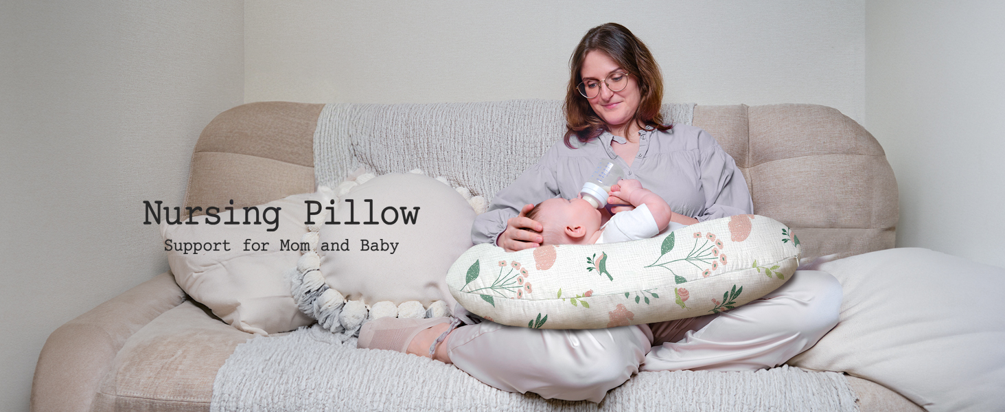100% Cotton Portable Infant Feeding Pillow Feeding And Support Pillow For Mom Breastfeeding