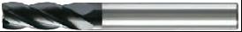 Tg IMS Carbide PCB End Mill Diamond Coating For Aluminum / MCPCB