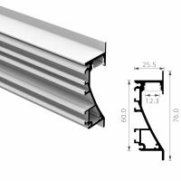 L'alliage en aluminium du profil 6063 d'illumination d'intérieur du coin IP20 a enfoncé