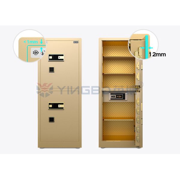 Dual Alarm Solid Steel Large Luxury Smart Home Safe Box YB/RS-150D