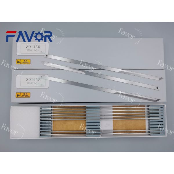 801438 Single Hole Blades 305x8.5x2.4mm For Q80 Auto Cutter