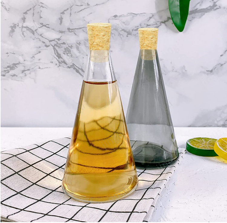 Garrafas de garrafas de vinho natural de vidro sem chumbo com o logotipo do cliente aceitável