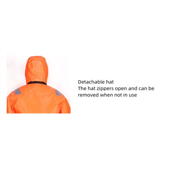 Fishing Life Jacket Life Winter Cold Workwear With Long Sleeves Marine Life Jacket