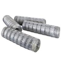0.8m a 2.4m Cercas de malha de fios de tecido galvanizadas Cercas de estoque Tratamento térmico