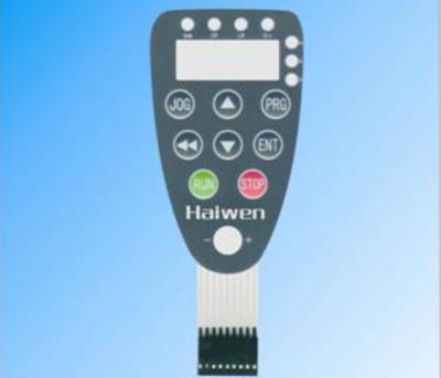 Da membrana tátil autoadesiva do ANIMAL DE ESTIMAÇÃO/PC do OEM interruptor preto do toque para médico