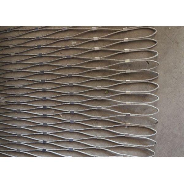 Bird 2mm 60*60mm Aviary Mesh Roll 304 Stainless Steel Cable Netting