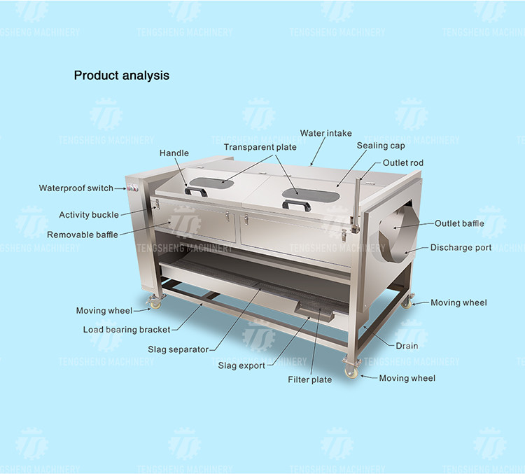 380KG 1.5KW вся сеть продавая большую очищая картошки машины чистки батата машины машину волнистой очищая