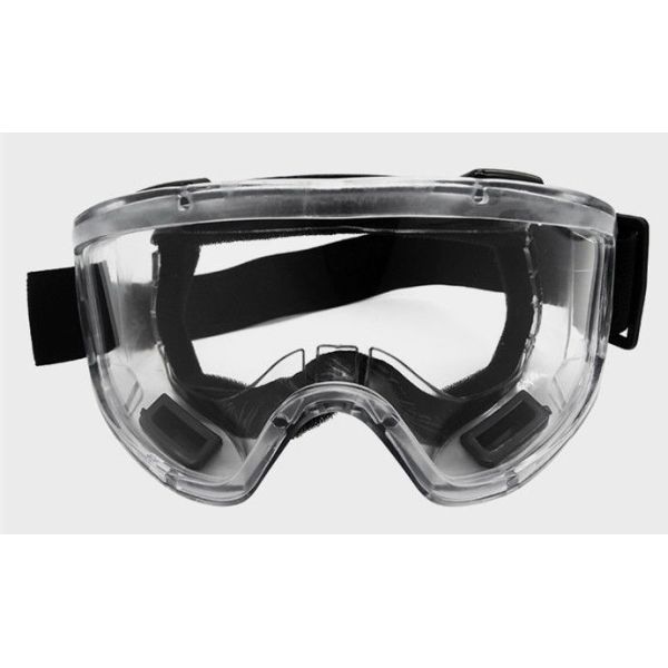 Ясные изумленные взгляды техники безопасности на производстве объектива царапают устойчивые защитные стекла