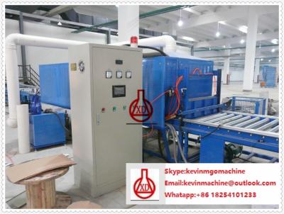 A linha de produção expulsando da placa do MgO da tecnologia do rolo dobro para a serragem/esmagou o material da palha da planta