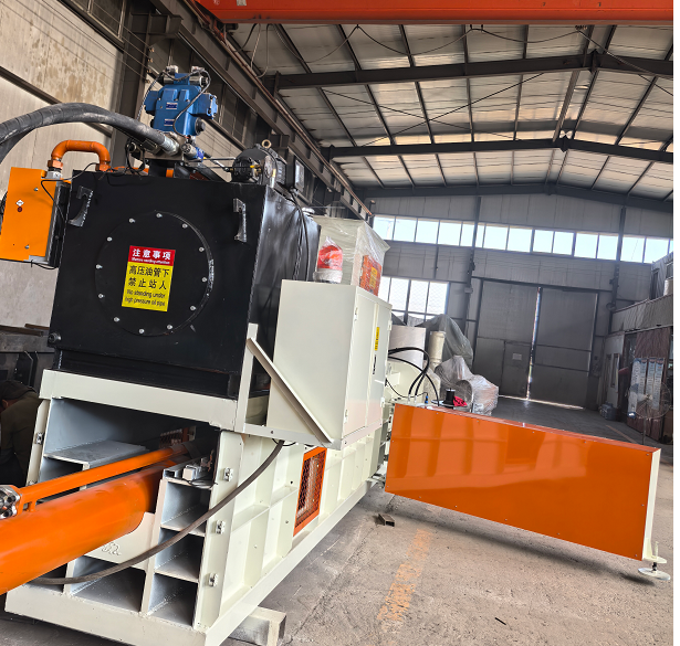 Fully Automatic Hydraulic Press Baler With 10-18 Tons/Hour Throughput And PLC Touch Screen Control