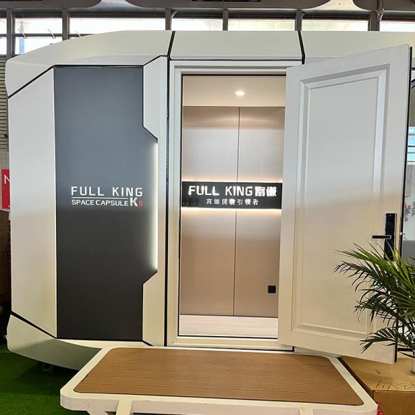 12 Kw Power Space Tiny Capsule House For Diversified Prefabricated Construction Fields