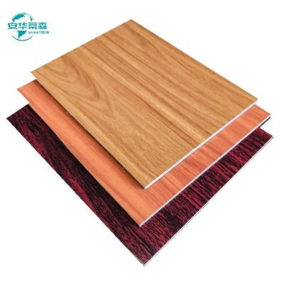 2 mm 3 mm Acp Folha de madeira acabamento de parede exterior revestimento resistente a intempéries